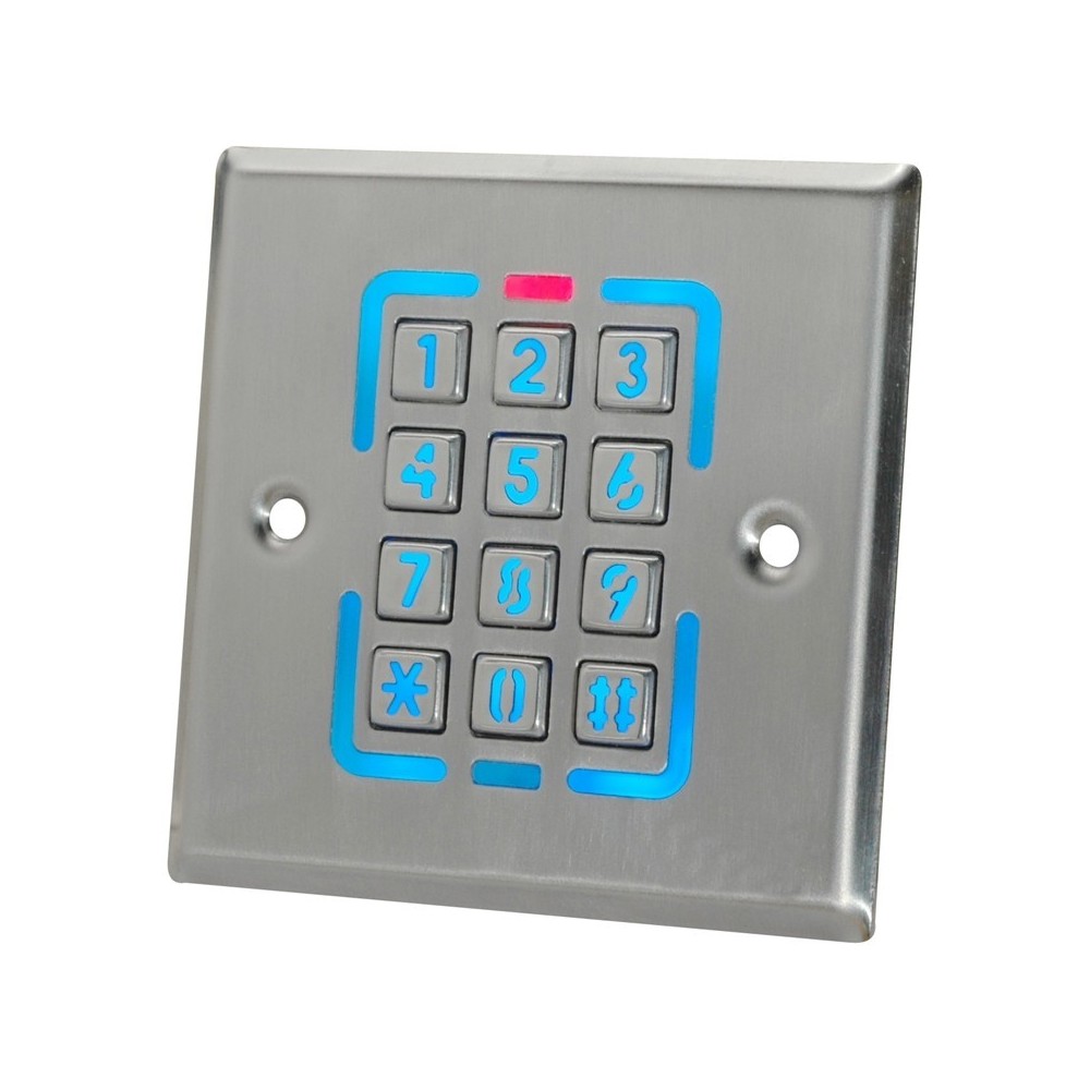 ‎ST-228 code keyboard and distance card 125 KHZ reader for outdoor conditions, recessed‎