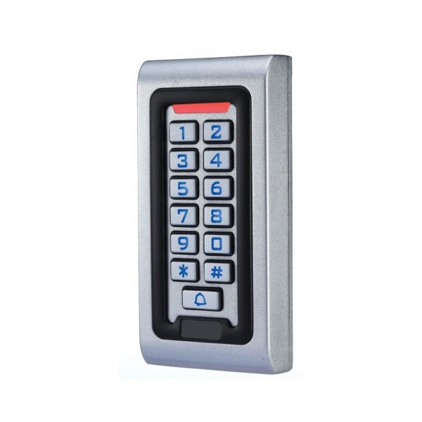 ‎S601EM-W(Logo) Crystal Button Code Tastatur und Distanzkarte 125 KHZ Leser für Outdoor-Bedingungen‎