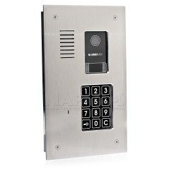 CD-2523R INOX Laskomex telephone lock set with RFID reader, stainless steel