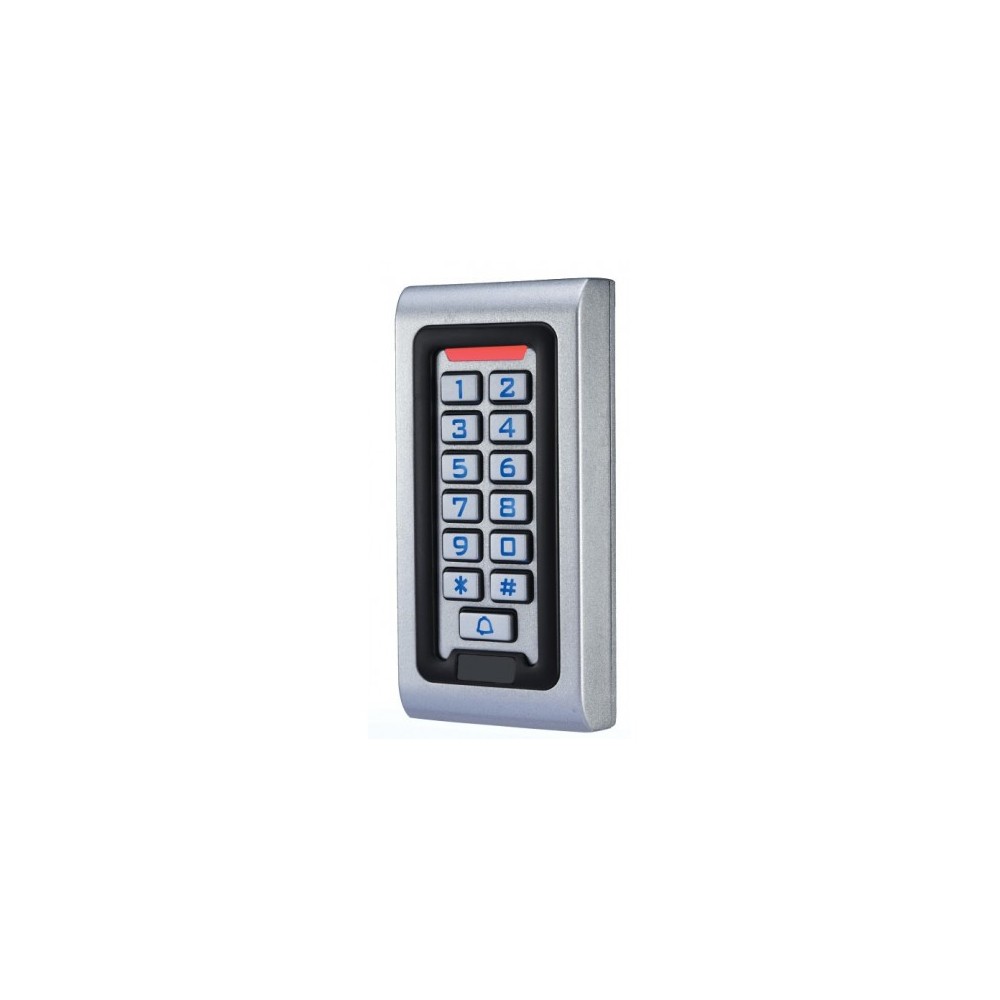 S601EM Crystal button kodinė klaviatūra su atstuminių kortelių skaitytutvu 125KHZ, vidaus sąlygoms