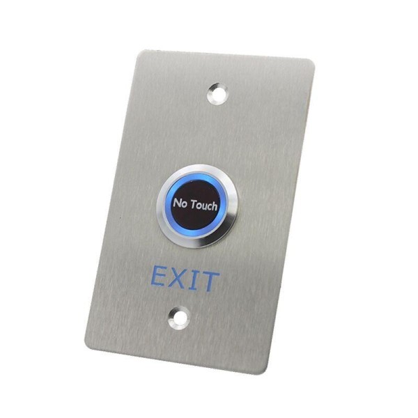 ‎DE-70S sensory output opening button with LED light, NC and NO contacts‎