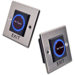 ‎ABK-806H metal sensory output button with LED light, NC and NO contacts ‎