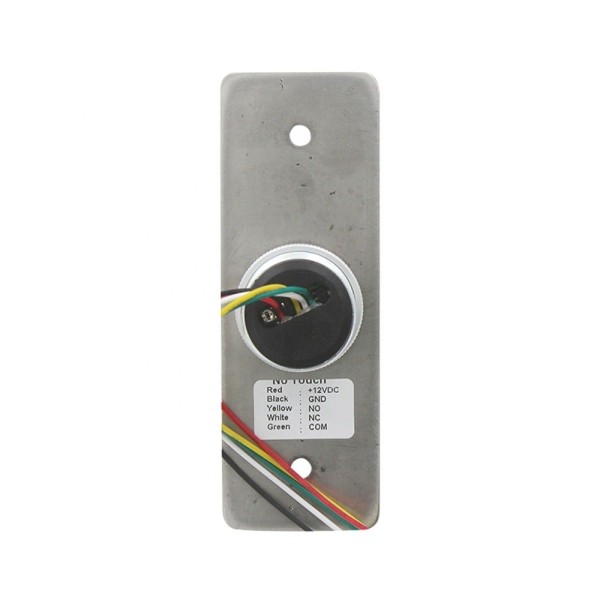 DE-80 nerūdijančio plieno sensorinis išėjimo mygtukas lauko sąlygoms su LED pašvietimu, NC ir NO kontaktai
