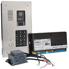 CD-2523TP INOX Laskomex door phone set with TM reader, stainless steel