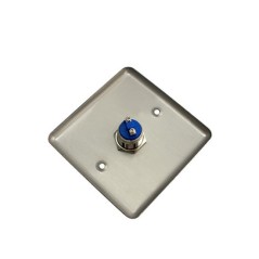 ‎DE-03 bouton d'ouverture de sortie en acier inoxydable sans éclairage, PAS de contacts‎