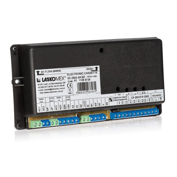 CD-2523TP INOX Interphone Laskomex avec lecteur TM, acier inoxydable