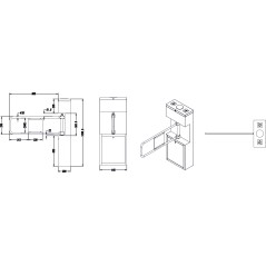 D-FORCE INOX AV90 ЭЛЕКТРОМЕХАНИЧЕСКИЕ РАСПАШНЫЕ ВОРОТА