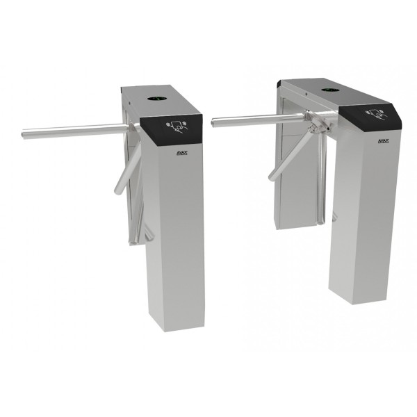 Electromechanical turnstile D-FORCE INOX ST 6000 stainless steel, for outdoor conditions