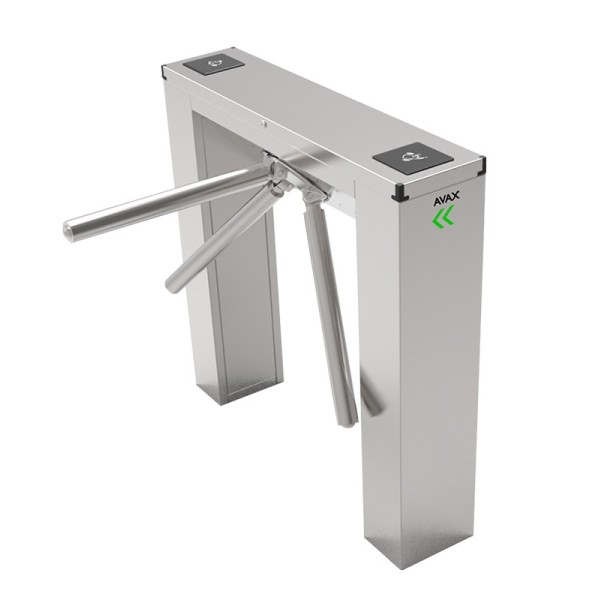 Tripod turnstile d-force INOX v200,stainless steel, for outdoor use