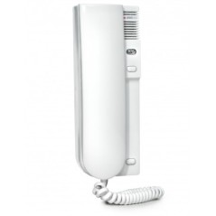 LY-8 pasikalbėjimo ragelis prie DD-5100 ir Laskomex telefonspynių, dvilaidis, baltos spalvos