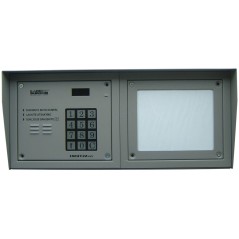 NP-3000 name frame for Laskomex door phone, black color