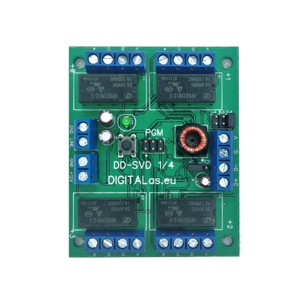 DD-SVD 1/4 komutatorius 4 vaizdo monitoriams pajungti prie DD-5100 iš prekio