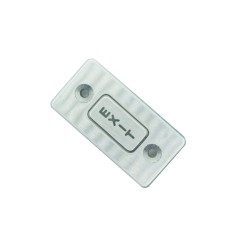 DE-10 outlet opening button, stainless steel matt with LED lighting, NO contacts from the top