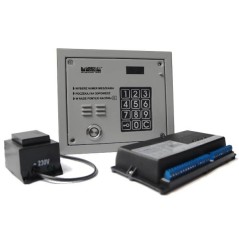 CD-2503TP Laskomex durvju telefona komplekts ar TM lasītāju, melnā krāsā