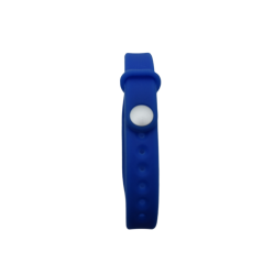 Žetonas “laikrodis" silikoninis ISO 125KHZ su užsegama apyranke, mėlynas WATCH1 iš šono 1.