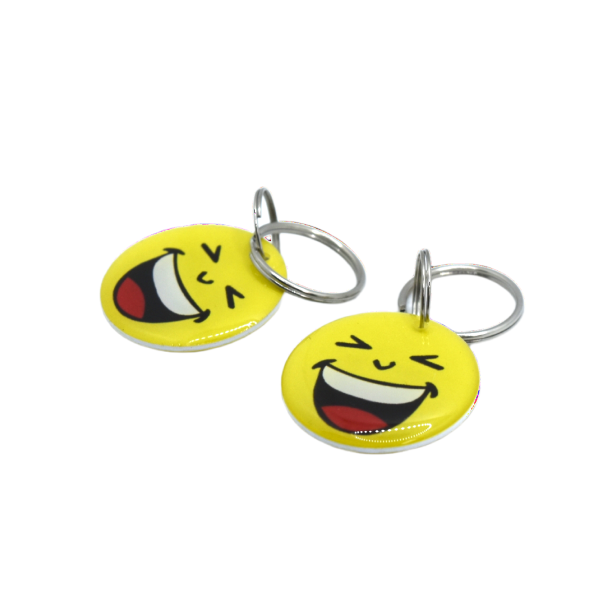 ‎ISO 125 kHz 64bit distance Keyfob tag with Emoji (Smile) for children‎