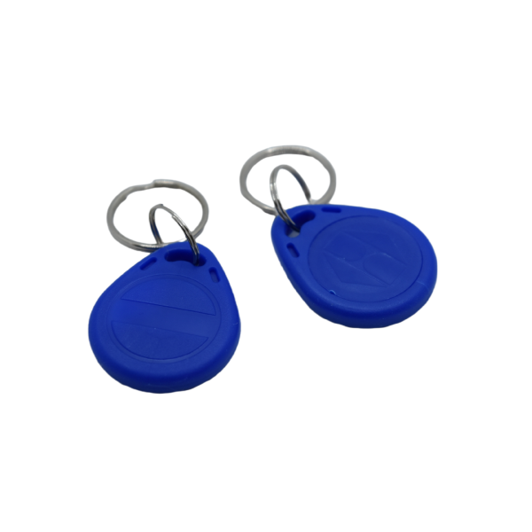 Token pendant Mifare 13.56 Mhz attached to keys, blue‎
