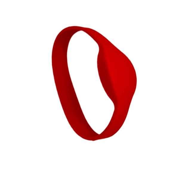 Bracelet silicone avec jeton Mifare 13.5Mhz, red WATCH3‎