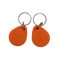 Token-Anhänger Mifare 13,5 MHz an Schlüsseln, orange