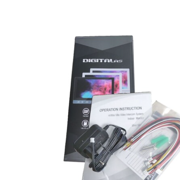 Schloss-Kit für Videotelefon DIGITALas VID-900B+VID-D3CODE (W)
