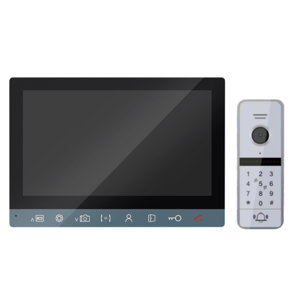 Комплект монитор видеодомофона DIGITALas VID-900B+VID-D3CODE (W)
