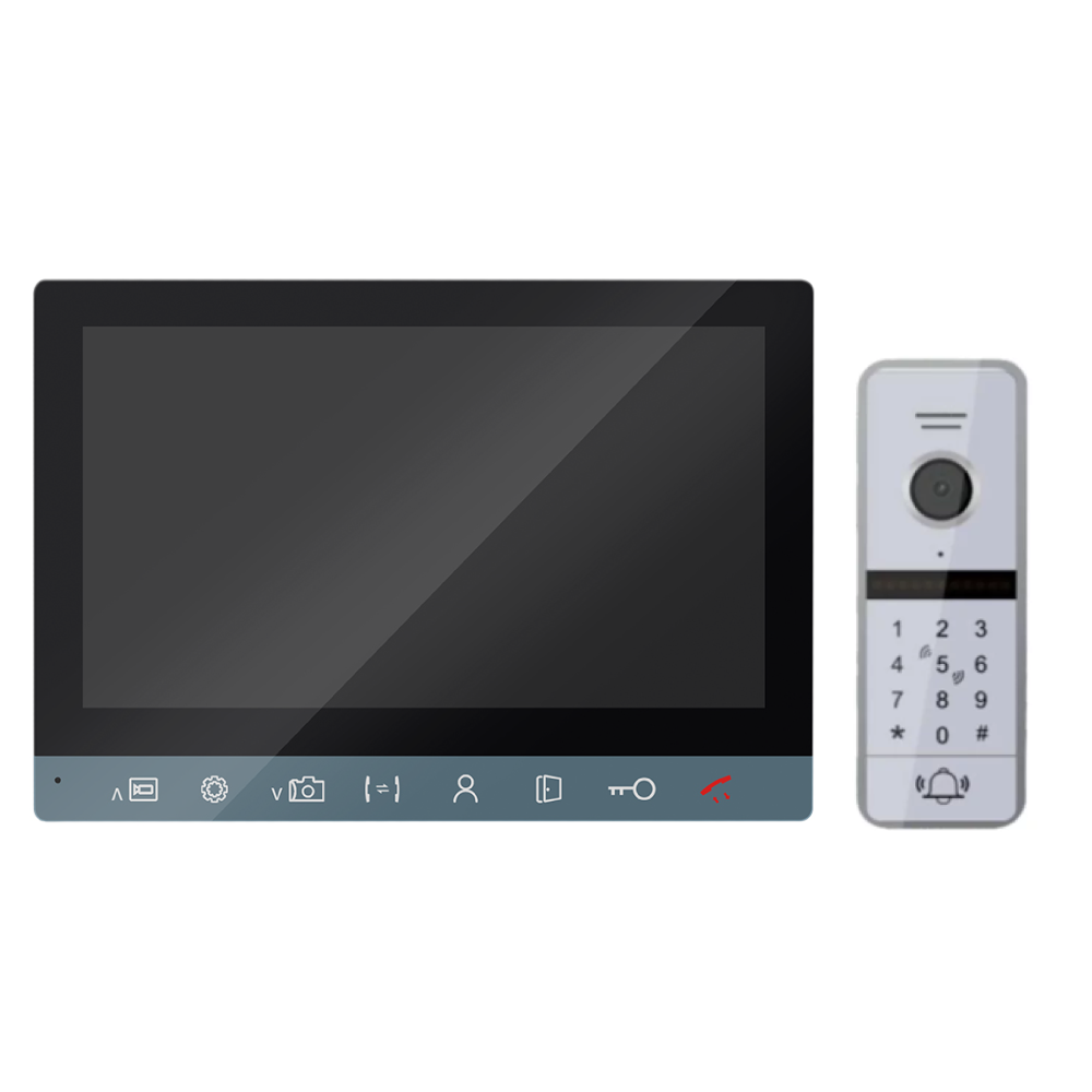 Video tālruņa bloķēšanas komplekts DIGITALas VID-900B+VID-D3CODE (W)