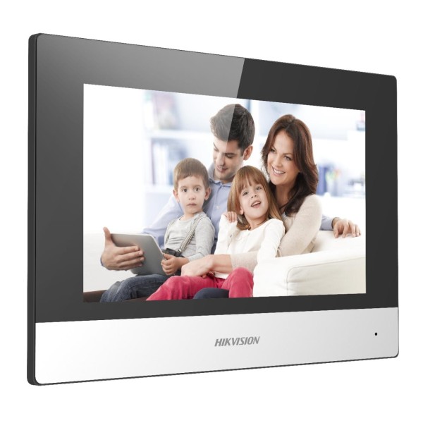 Video-Türsprechanlage schwarzer Monitor Hikvision DS-KH6320-WTE1-B
