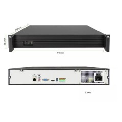 NVR Di-8000-C04L036-A2 36CH Recorder with Analytics