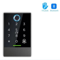 Di-K2F TTLlock Smart Touch kodēta tastatūra, pirkstu nospiedumu un 13,56 MHZ tālvadības karšu lasītājs