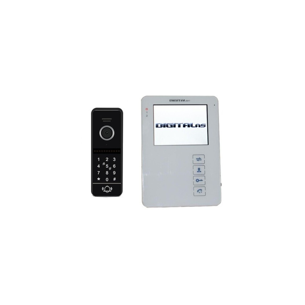 Video phone lock kit DIGITALas VID-401M-w+VID-D3Code (B)