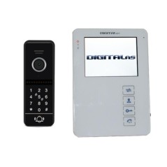 Video phone lock kit DIGITALas VID-401M-w+VID-D3Code (B)