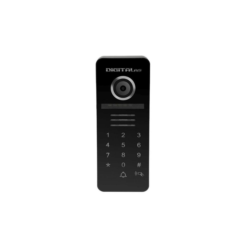 VID-D4CODE vaizdo telefonspynės juodos spalvos iškvietimo modulis su kodine klaviatūra