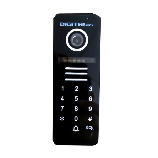 VID-D4CODE vaizdo telefonspynės juodos spalvos iškvietimo modulis su kodine klaviatūra