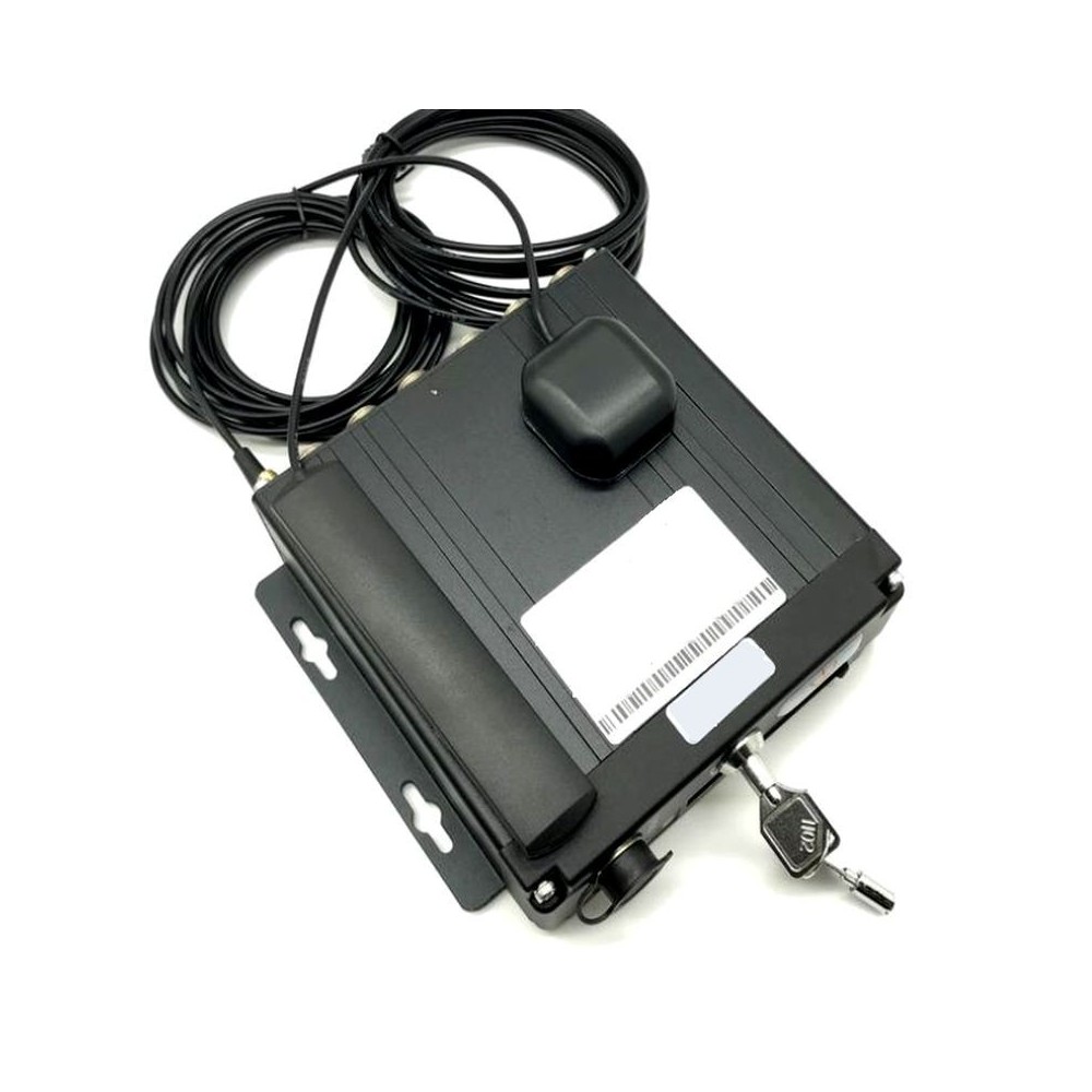 MDVR-4F-904SD4G profesionāls kompakts 4G/GPS auto video reģistrators