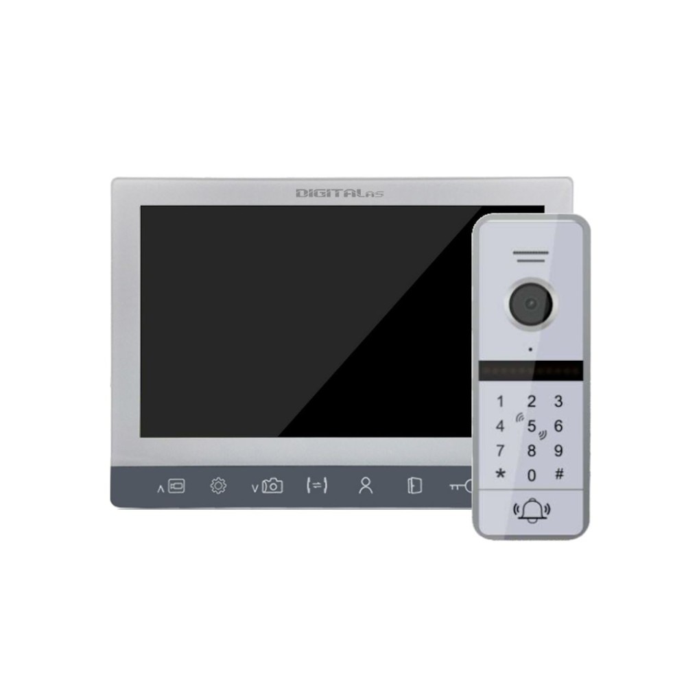 Videotelefon-Schloss-Kit DIGITALas VID-900S+VID-D3CODE-W