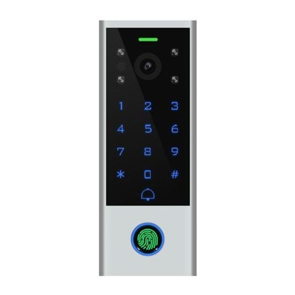 DI-VC3F Tuya Wi-Fi домофон, сенсорная кодовая клавиатура, удаленный считыватель отпечатков пальцев и RFID 125 кГц