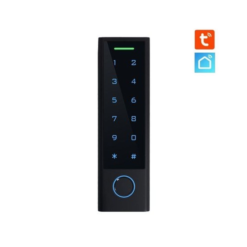 DI-CF3 WiFi EM+MF Tuya Smart Touch Coded Keypad, Fingerprint & Remote Card Reader