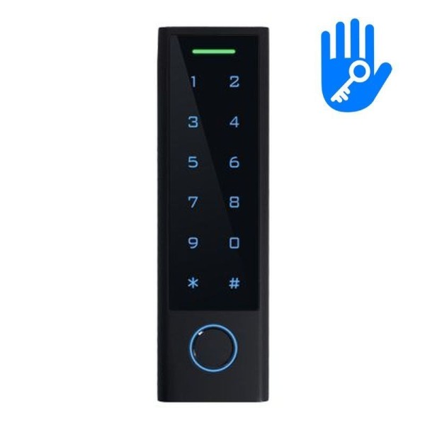 DI-CF3-BLE BT TTLock Smart Touch Teclado codificado, huella dactilar y lector de tarjetas remoto MF