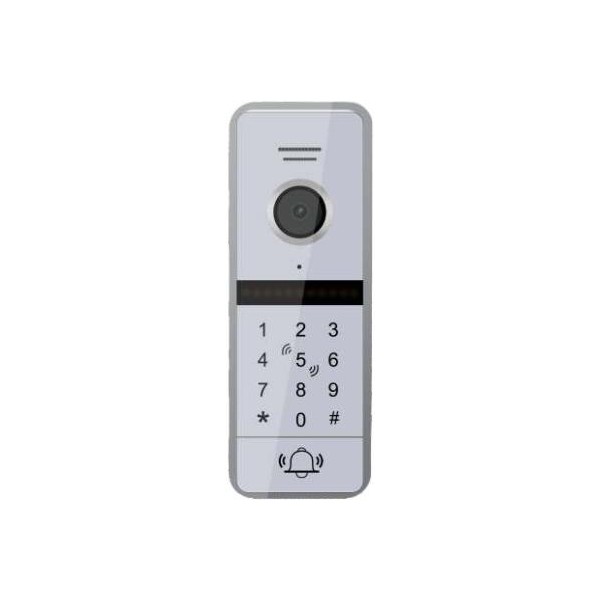 VID-D3CODE-W vaizdo telefonspynės baltos spalvos iškvietimo modulis su kodine klaviatūra