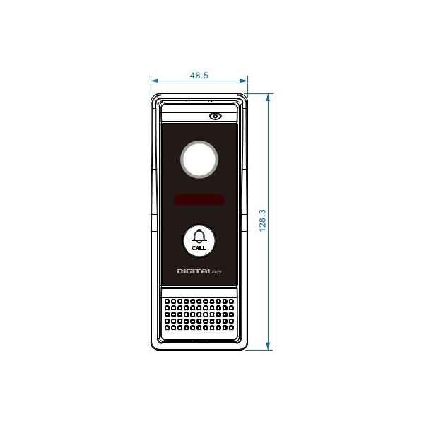Vaizdo telefonspynės iškvietimo modulis DIGITALas VID-D2S