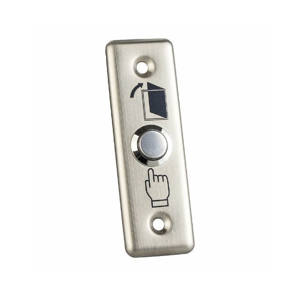 ‎DE-02 stainless steel output opening button without lightening, NO contactsutput button‎
