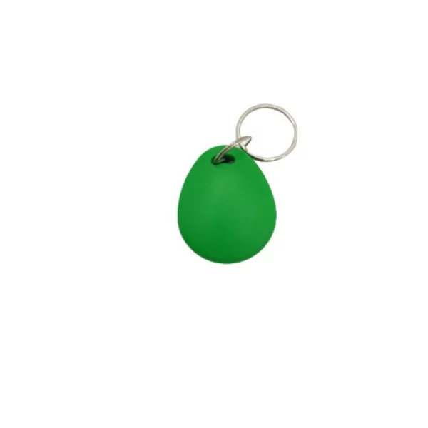 Token pendant Mifare 13.56 Mhz attached to keys, green