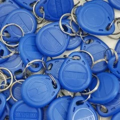 RFID key fob tag 125KHz, blue