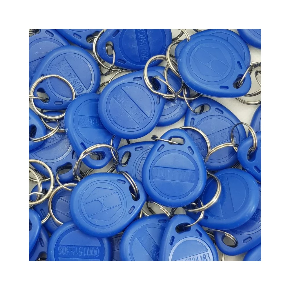 Set-RFID 125KHz remote token-pendant 100pcs, blue