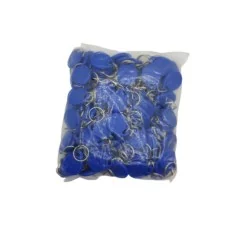 Set-RFID key fob tag 125KHz 100pcs, blue