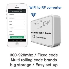 Remote control transmitter WIFI-TO-REMOTE-6956 for automation control via telephone