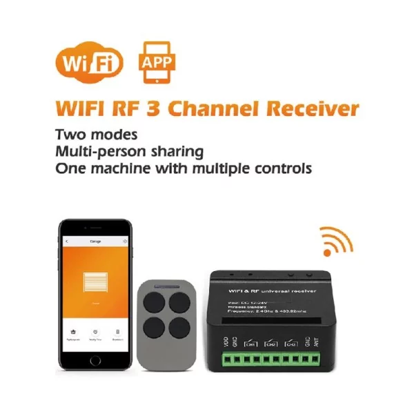 WiFi RF imtuvas XH-SM18-03W