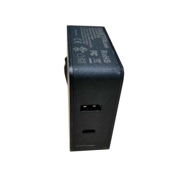 Greito įkrovimo maitinimo šaltinis 72W BA-K072VF-Z, 2 portų USB ir USB Type-C