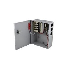‎12V 3A four-group power supply in a metal case with battery space 12V-3A-UPS-AKUM-4GROUP‎