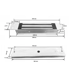 EM-280M Electromagnetic lock